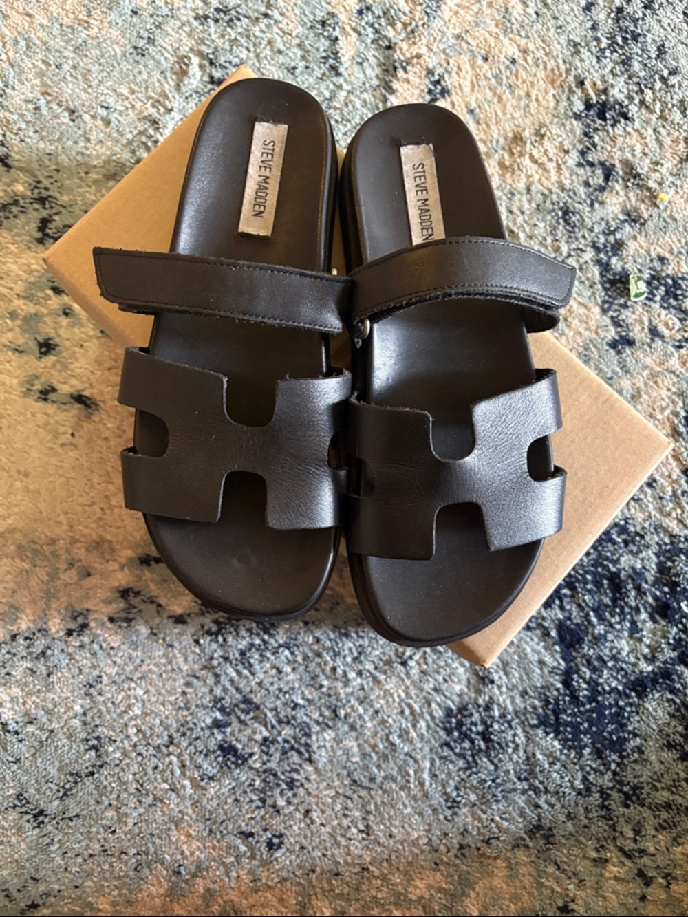 Steve Madden Mayven Double-Strap Slide Sandals